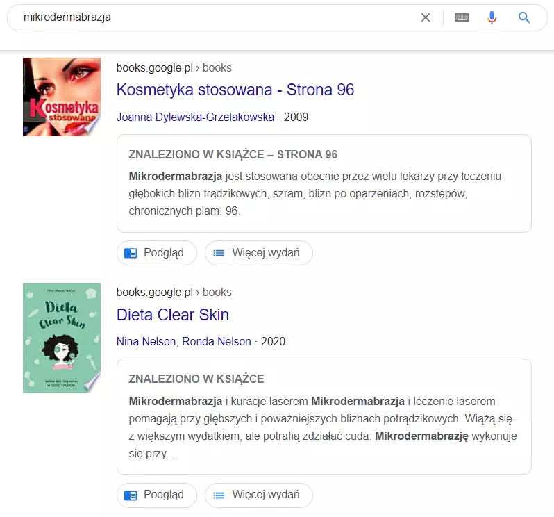 google books darmowe narzędzie dla seo copywritera