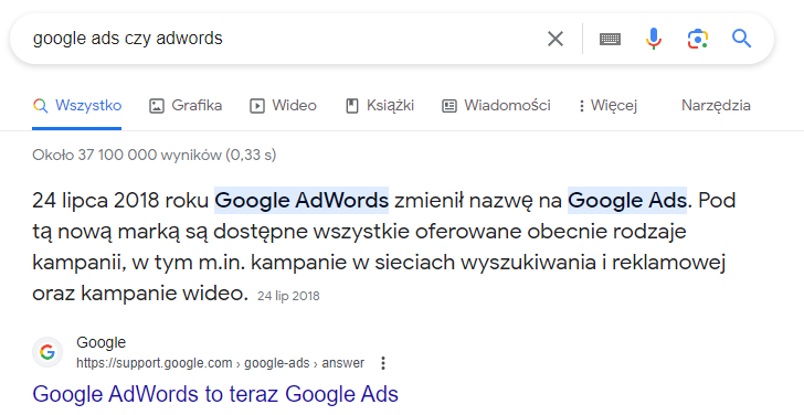 google adwords czy google ads jak nazywać