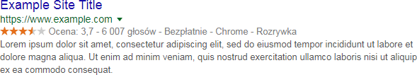 Rich Snippets Aplikacja