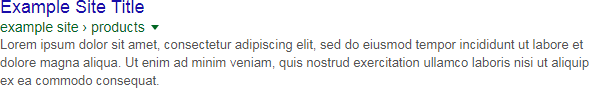 Rich Snippets Breadcrumbs
