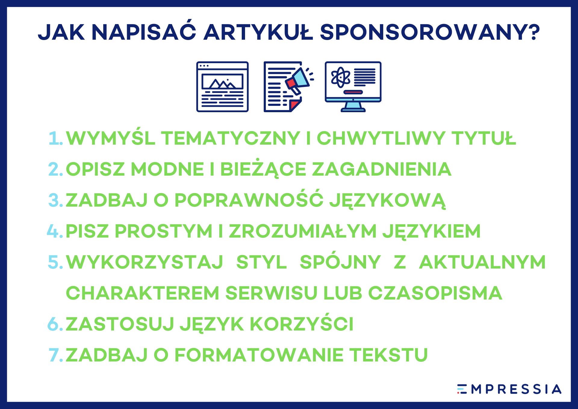 jak napisać artykuł sponsorowany