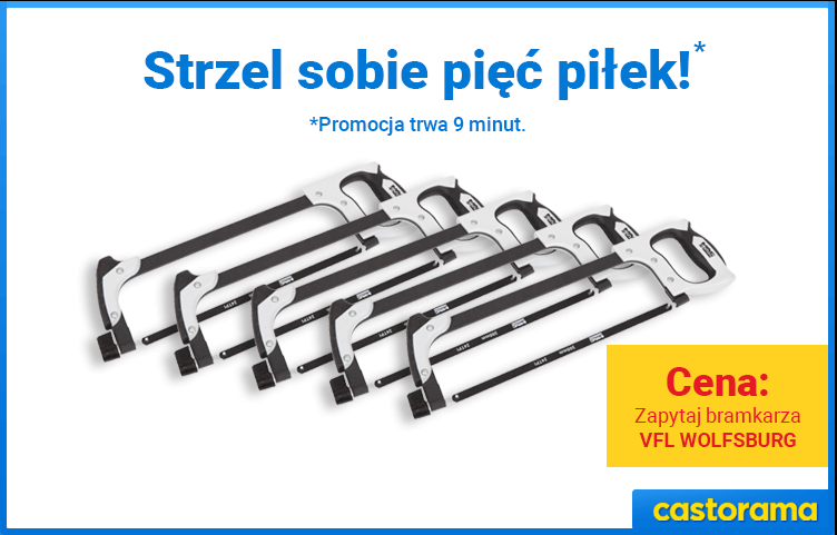rtm Castorama strzel pięć piłek