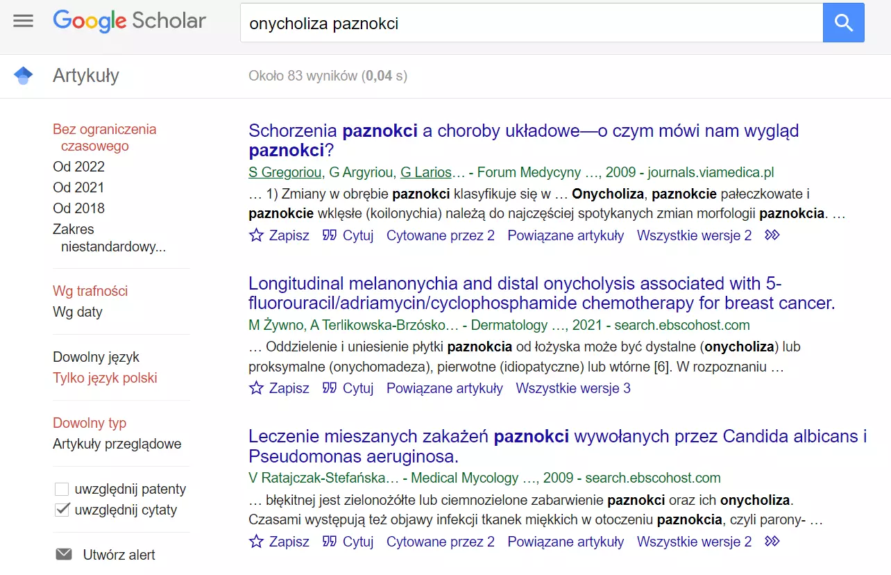google scholar dla seo copywritera