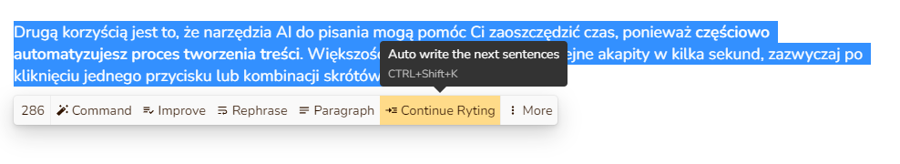 automatycznie generowana treść w narzędziach AI do SEO copywritingu