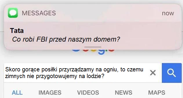 co robi fbi pod naszym domem mem