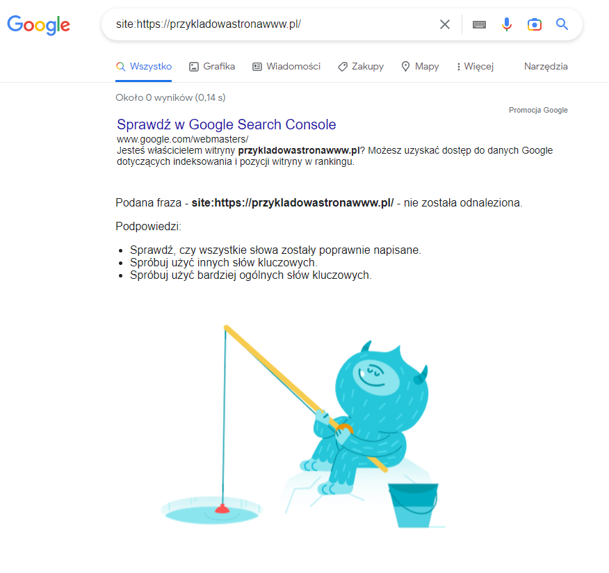 jak sprawdzić widoczność strony w Google