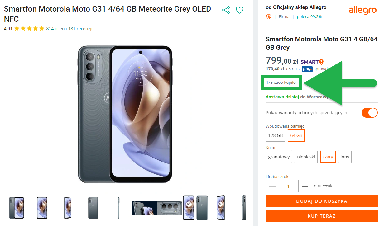 social proof w e-commerce