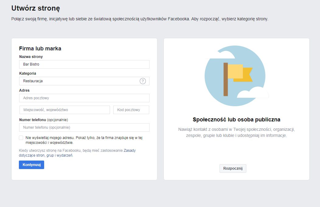 jak założyć sklep na facebooku