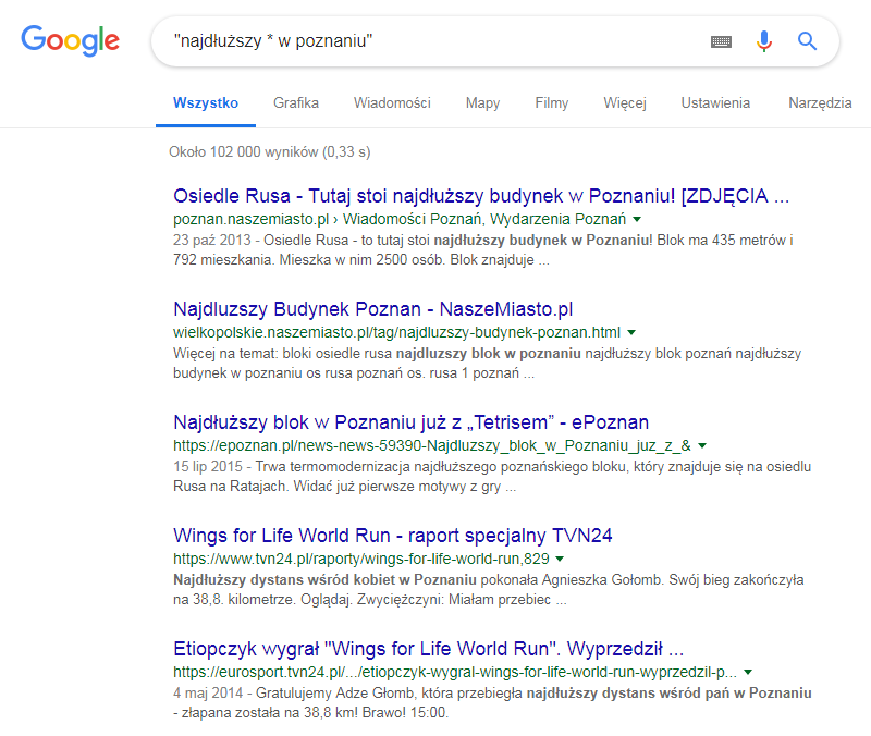 najdłuższy