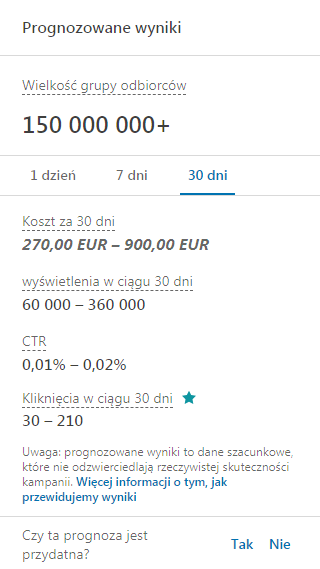 prognoza linkedin