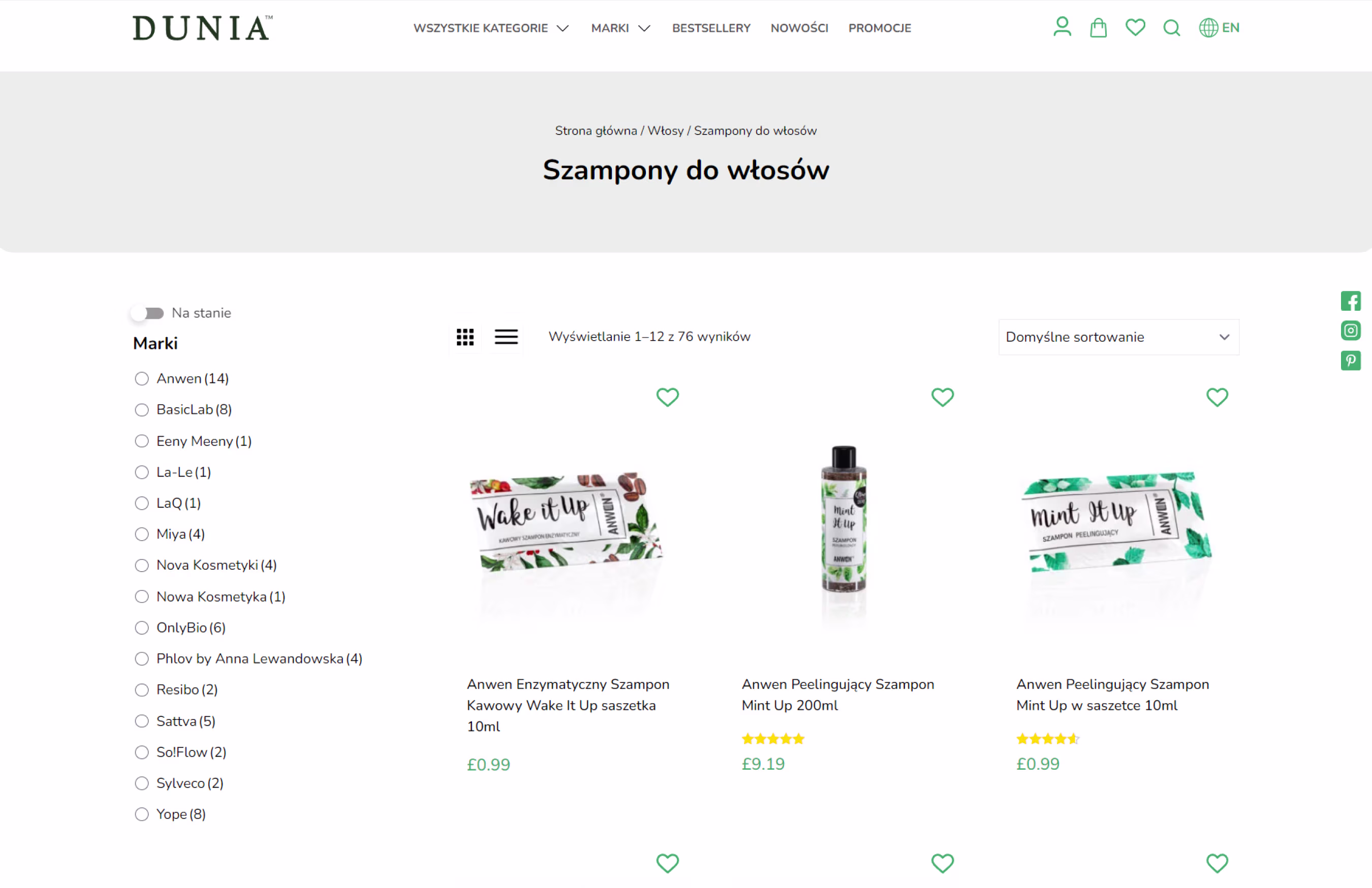 case study WWW e-commerce Dunia