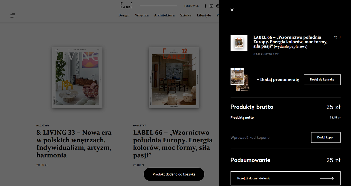 Label Magazine case study WWW