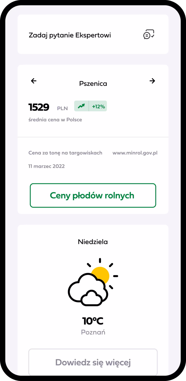 case study WWW Polifoska realizacja widoki mobile