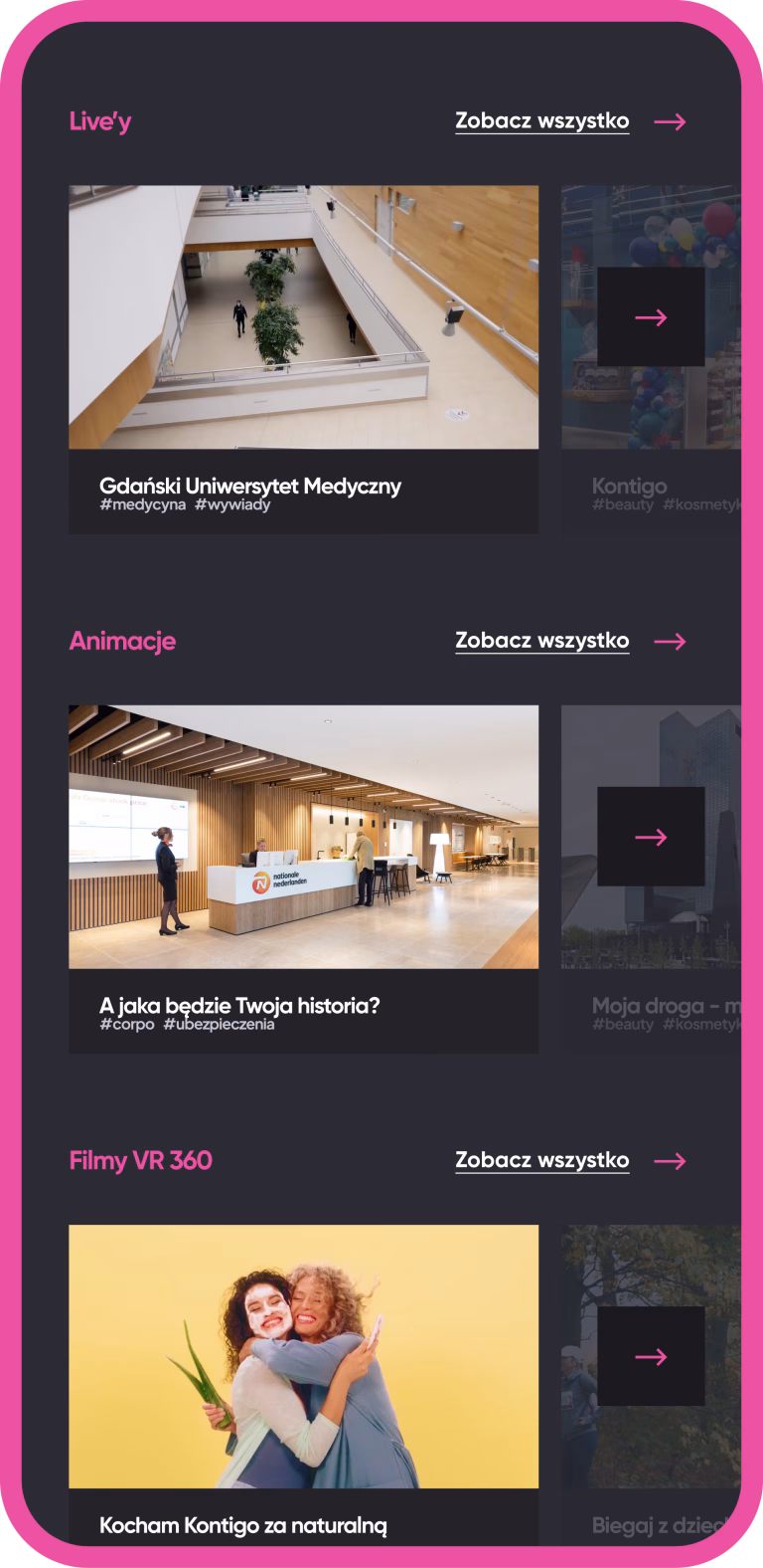 case study WWW Videoactions responsywność