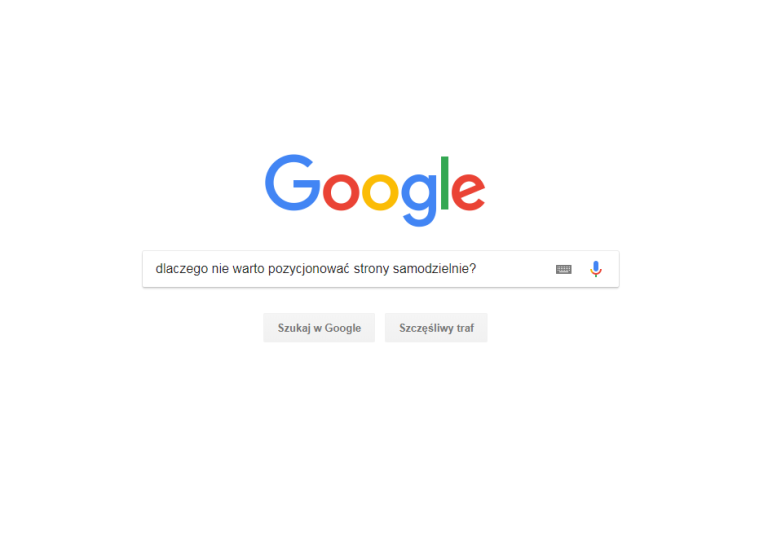 15 powodów, dlaczego nie warto pozycjonować strony www samemu