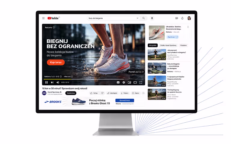 kampania Google Ads na YouTube reklama