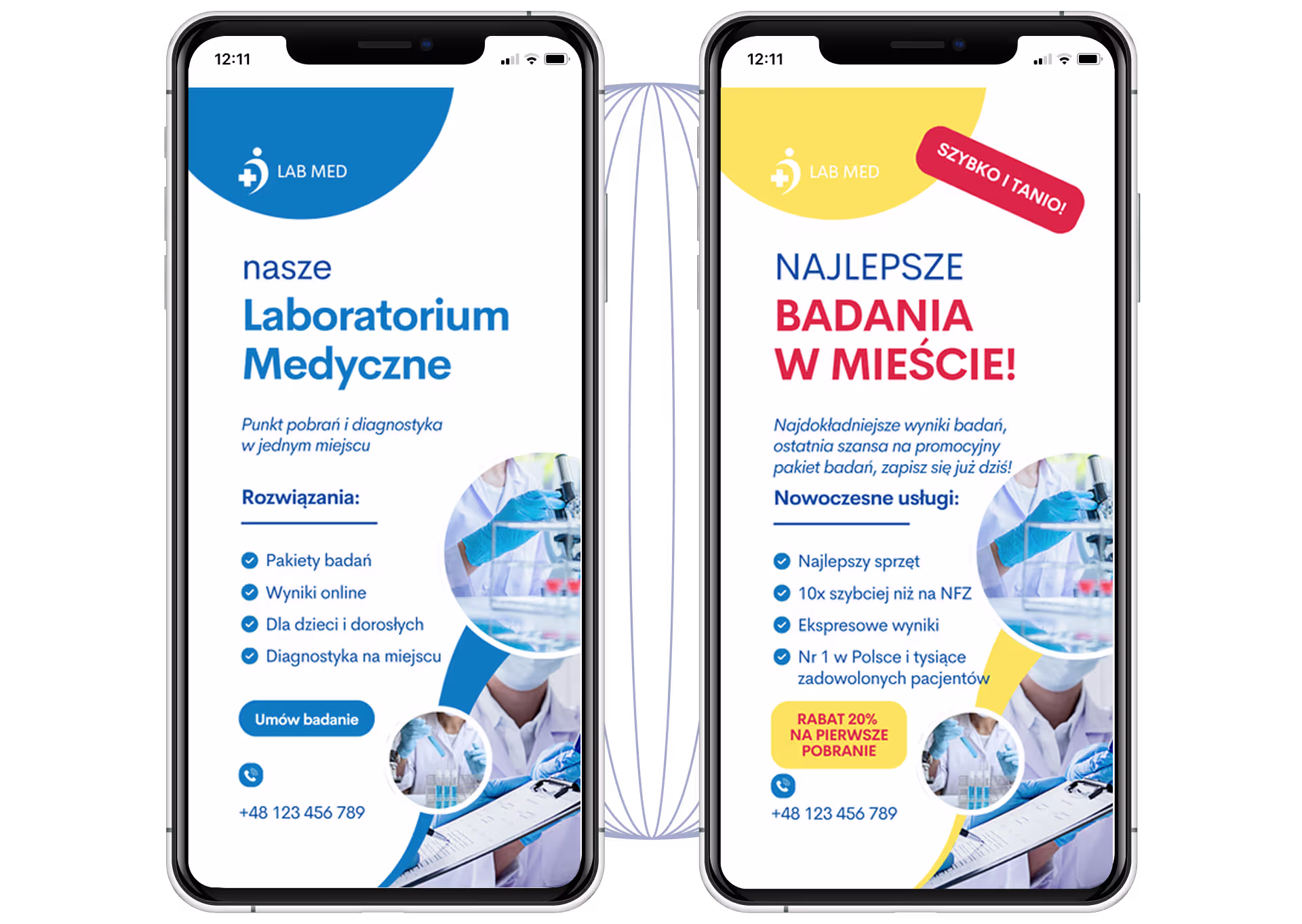 Dozwolona informacja medyczna vs zakazana reklama laboratorium medycznego